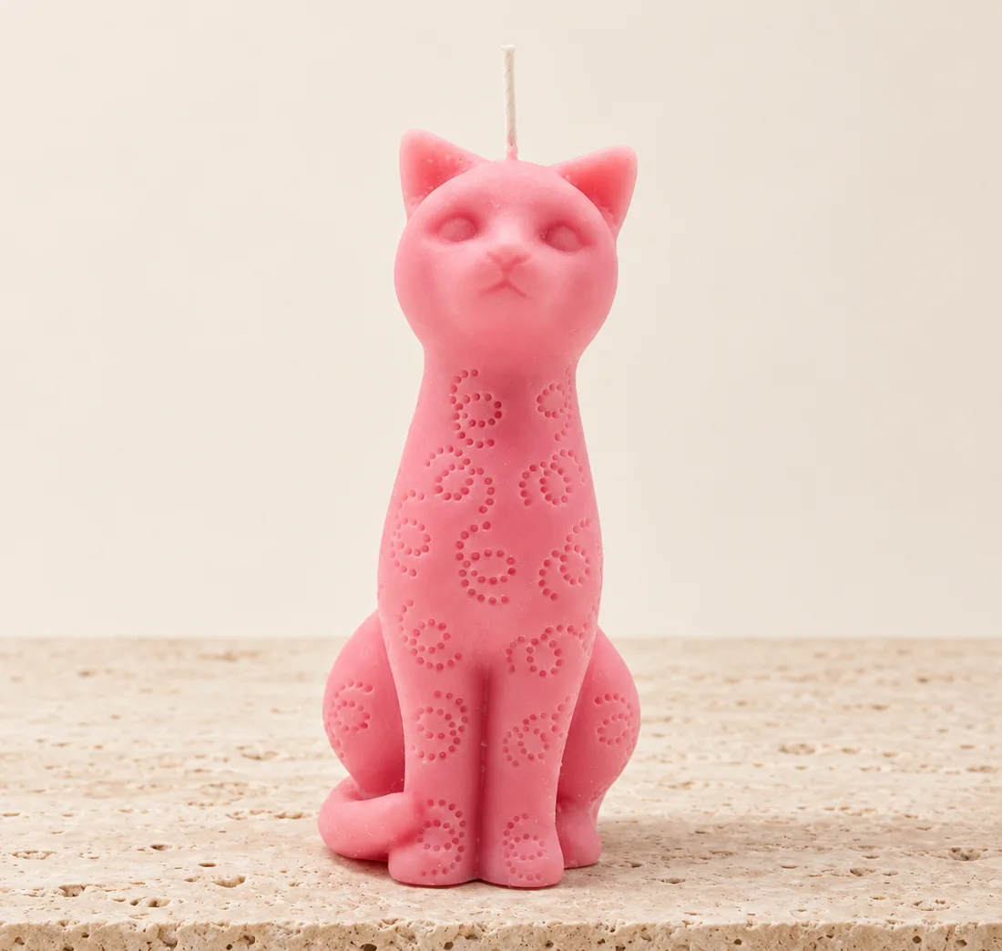 Vela Michi con forma de gato